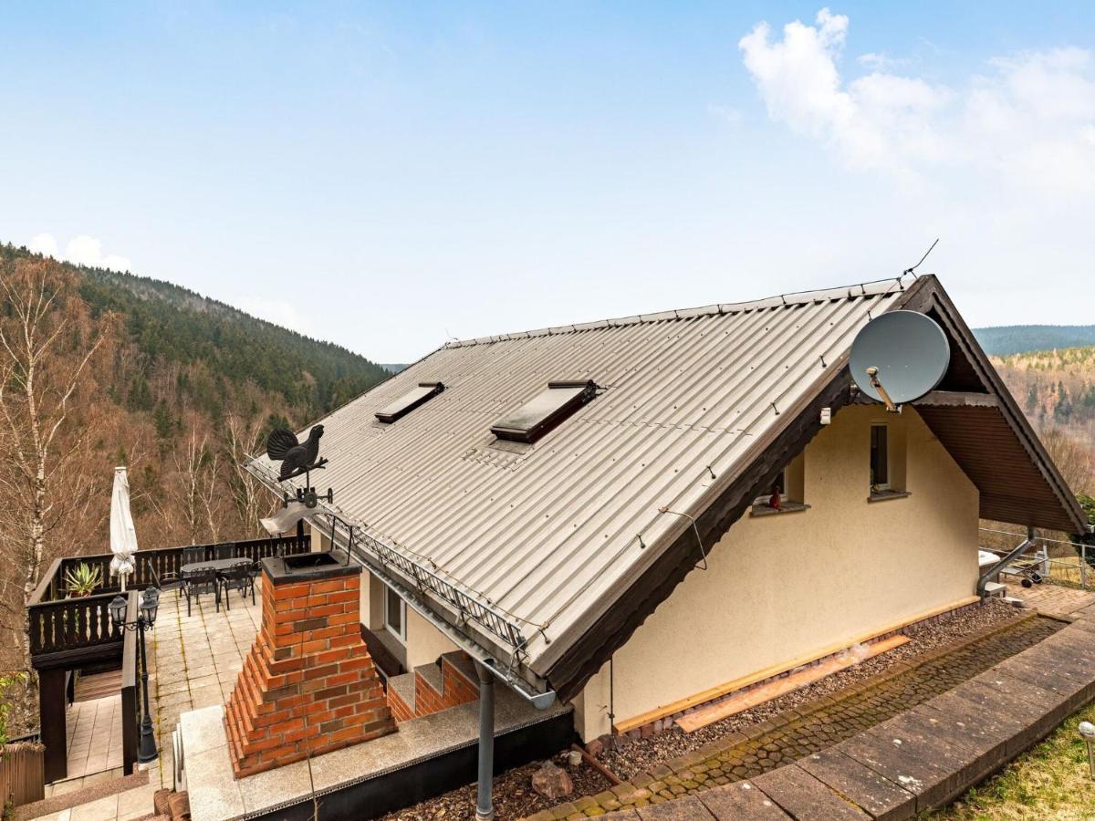 Majestic Holiday Home With Jacuzzi Unterschönau Exterior foto